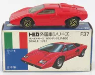 1/61 Lamborghini Countach LP400 (Red / Blue Box / Made in Japan) "Tomica Foreign Vehicle Series F37"