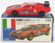 1/61 デ トマソ パンテーラ レーシング #43(レッド×ブラック/青箱/日本製) 「トミカ 外国車シリーズ F64」 