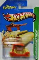 1/64THE FLINTSTONES FLINTMOBILE(棕色×奶油)「Hot Wheels HW IMAGINATION」[X1629-07A3]
