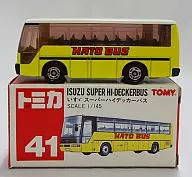 1/145 いすゞ スーパーハイデッカーバス(イエロー/赤箱/中国製) 「トミカ No.41」