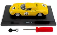 1/64 Ferrari 250 lm (amarillo #26) "Ferrari Mini Car Collection 7 neo" Sunkus Thanks Limited