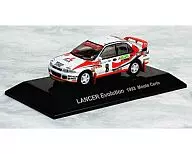 1/64 LANCER Evolution 1993 Monte Carlo #8 (White x Red) "Rali Car Collection SS. 2 Mitsubishi"