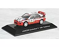 1/64 LANCER Evolution V 1998 Catalunya #1(ホワイト×レッド) 「ラリーカーコレクション SS.2 三菱」