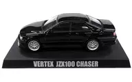 1/64 VERTEX JZX100 CHASER (Preto) "1/64 Option Mini-Car Collection Part2"