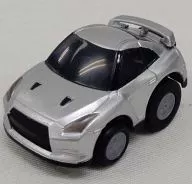 Choro-Q Hybrid! Spring Type Nissan GT-R (Silver) [QZ 01]