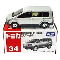 1/65 Mitsubishi Delica D : 5 (plata/caja roja) "Tomica No. 34"