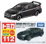 1/62 SUBARU WRX STI Type S first special specification (black) "Tomica No. 112"