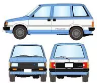 1/64 LV-N Ogikubo Soul 03 Nissan Prairie JW-G (Blue x White) "Tomica Limited Vintage Glory Prince Ogikubo Soul VOL. 3" [261780]