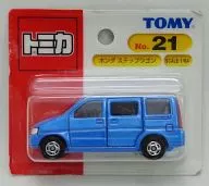 1/64 honda Stepwagon (Blue) "Tomica No. 21"