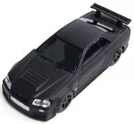 4.1/64 NISMO R34GT-R Z-tune R34 (Gungray) "UCC BLACK Sugar-free Nissan Works PREMIUM Collection R Trajectory" 2015 campaign item