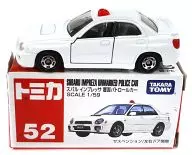1/59 Subaru Impreza Covered Patrol Car (White / Red Box) "Tomica No. 52"