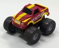 10.DEMITASSE(レッド×イエロー) 「ダイドーブレンド デミタスコーヒー MONSTER TRUCK PULLBACK CAR COLLECTION」 2013年キャンペーン品