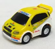 スズキ SX4(ホワイト×イエロー) オリジナルプルバックカー ディーラー配布品