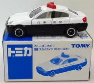 1/62 Nissan Skyline Patrol Car (White x Black) "Tomica" Ito-Yokado limited