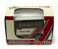 Q版賽車北海道巴士長途城市間巴士(白色×深紅色)