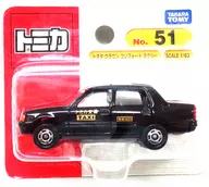 1/63 Toyota Crown Comfort Taxi (Black) "Tomica No. 51"