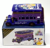 1/102 omnibus (Purple x Gold) "Tomica Disney Vehicle Collection" Tokyo Disney Resort limited