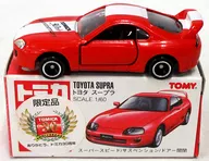 1/60 Toyota Supra (rojo x blanco / hoja negra / caja roja / fabricado en China) "TOMICA No. 33" Tomica 30 th anniversary limited product