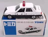 1/61 Corolla Sedan Patrol Car Specifications for Metropolitan Police Department (White x Black) "Tomica" Aeon Special Order