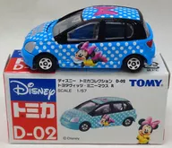 1/57 トヨタ ヴィッツ ミニーマウス R(スカイブルー×ホワイト) 「ディズニー トミカコレクション D-02」