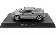 1/64 Alfa Romeo 4C (plateado) "Alfa Romeo Mini Car Collection 4" Sunkus Thanks Limited