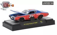 1/64 1971 Dodge Charger R/T HEMI(ブルー×レッド×ホワイト) 「Detroit-Muscle Release 36」 [32600-36]