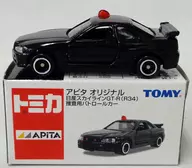 1/61日產汽車Skyline GT-R R34搜查用巡邏車(黑色)"多美卡>Apita原創
