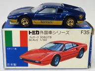 1/60 Ferrari 308 GTB (Blue X Gold / Blue Box / Made in Japan) "Tomica Foreign Cars Series F35"