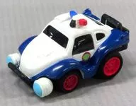 Small CHORO Q Magna Beetle (White x Black) "FUTURE POLICE URASHIMAN" Tatsunoko CHORO Q PART2