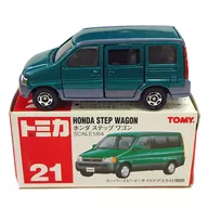 1/64 Honda Stepwgn (verde x gris celeste / caja roja) "Tomica No. 21"