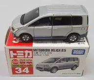 1/65 Mitsubishi Delica D : 5 (plata/caja roja) "Tomica No. 34"