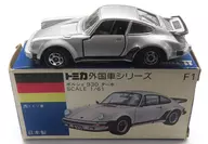 1/61 ポルシェ 930 ターボ(シルバー/青箱/日本製) 「トミカ 外国車シリーズ F1」
