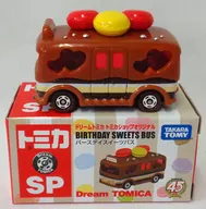 Cumpleaños dulce bus (marrón x naranja x amarillo) "Dream Tomica No. SP" original de la tienda Tomica