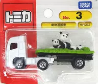 Animal Carrier Panda (White x Green) "Tomica No. 3"