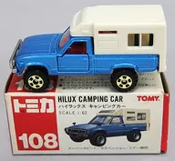 1/62 hyrax Camping Car (Blue x White / Red Box / Made in China) 「 Tomica No. 108 」