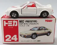 1/56 トヨタ MR2 プロトタイプ 名古屋 MARUEI 1985(ホワイト/赤箱/日本製) 「トミカ No.24」