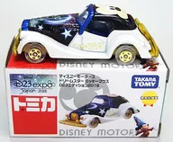 Dreamstar Mickey Mouse D23 Expo Japan 2018 coches especiales (blanco x azul x oro), "Tomica Disney Motors" D23 Expo Japan 2018 sólo en el lugar