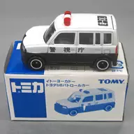 1/60 Toyota bB Patrol Car Police Department #P-01 (White x Black) 「 Tomica 」 Ito-Yokado only