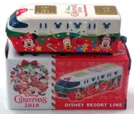 ディズニーリゾートライン クリスマス 2018Ver.(ホワイト×レッド×グリーン) 「トミカ」 東京ディズニーリゾート限定