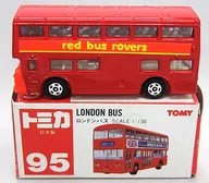 1/130 London Bus (rojo/caja roja/fabricado en Japón) "Tomica No. 95"