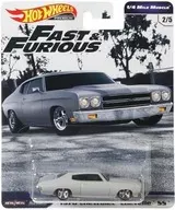 1/64 1970 Chevrolet Chevelle SS (gris) "Hot Wheels Wild Speed" [GBW86]