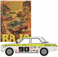 1/64 1969 Datsun 510 4-Door Sedan 1969 Mexican 1000 `Datsun Rallys To The Cause` #90 「Vintage Ad Cars Series 1」 [39020]