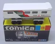 1/54 三菱重工 P.T.V. ランプバス(ホワイト×レッド×グリーン/黒箱/日本製) 「トミカ No.48」