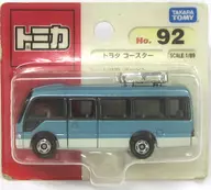 1/89 Toyota Coaster (Blue x White) 「 Tomica No. 92 」