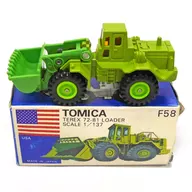 1/137 Télex 72-81 Cargador (verde claro / caja azul / fabricado en Japón) "Tomica Foreign Vehicle Series F58"