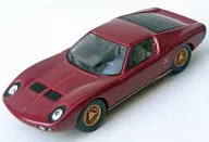 1/64 Lamborghini Miura P400 (Maroon x Gold) "Bunka 64 Minicar No. 012"