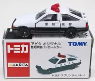 1/61 Toyota Sprinter Treno Aichi Prefectural Police Patrol Car (White x Black) 「 Tomica 」 Apita Original