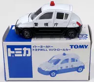 1/60 Toyota Will Vi巡邏車警視廳(白色×黑色)"TOMICA>Itoyokado限定