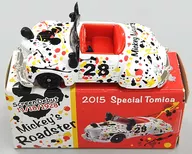 Mickey Roadster 2015 Special Tomica #28 (White x Red x Black) "Tomica" Tokio Disney Resort Limited