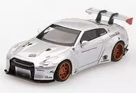 1/64 LB★WORKS Nissan GT-R R35 タイプ1 リアウィング バージョン1 マジックパール 台湾限定 「MINI GTシリーズ」 [MGT00085-L]